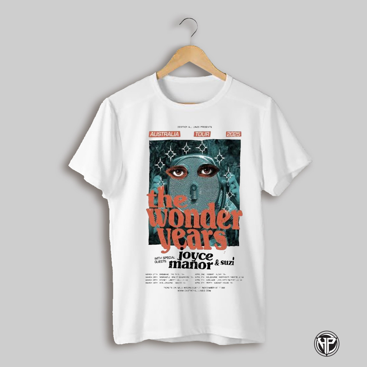 The Wonder Years Joyce Manor Suzi 2025 With Special Guests T Shirts