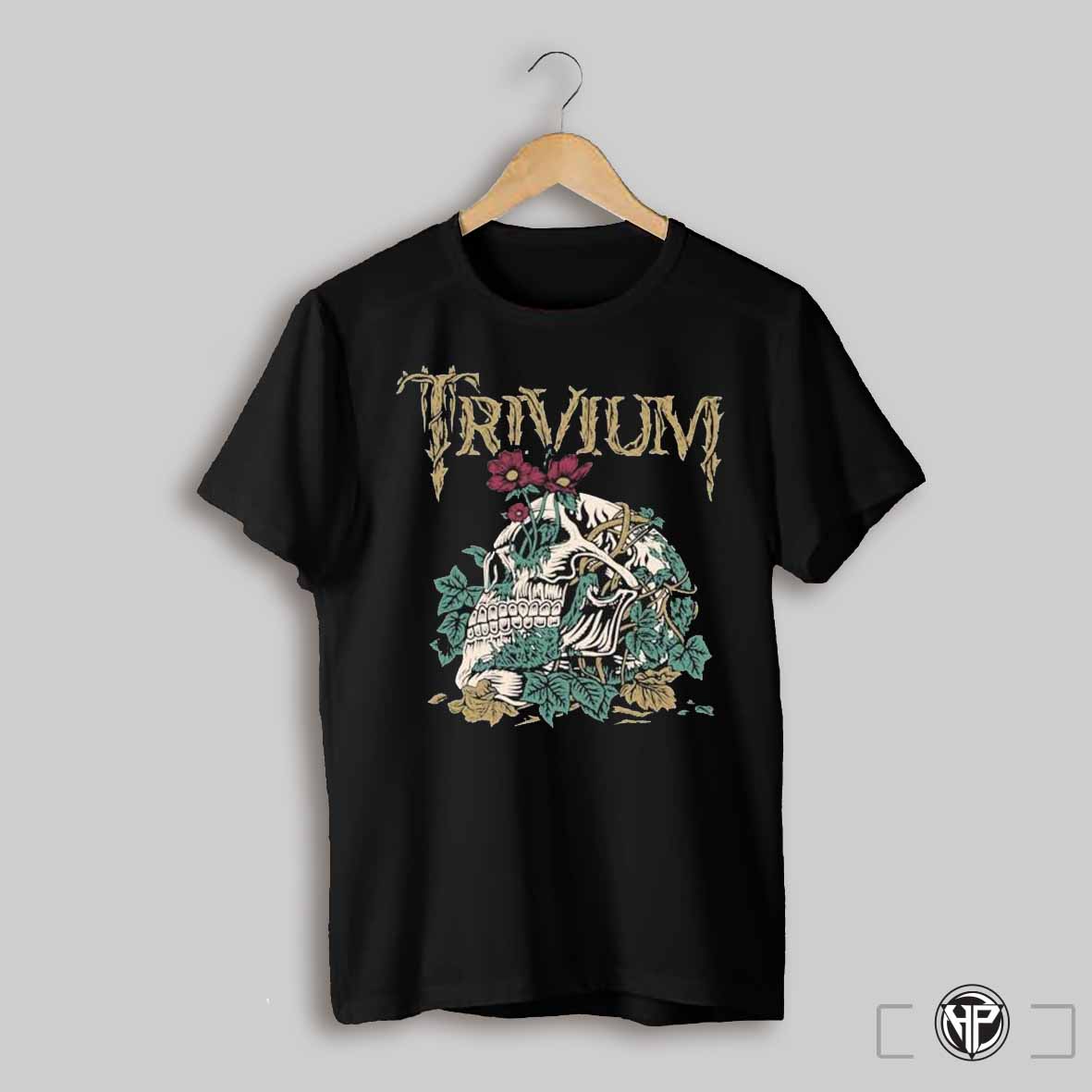 Trivium Skelly Flower T Shirts