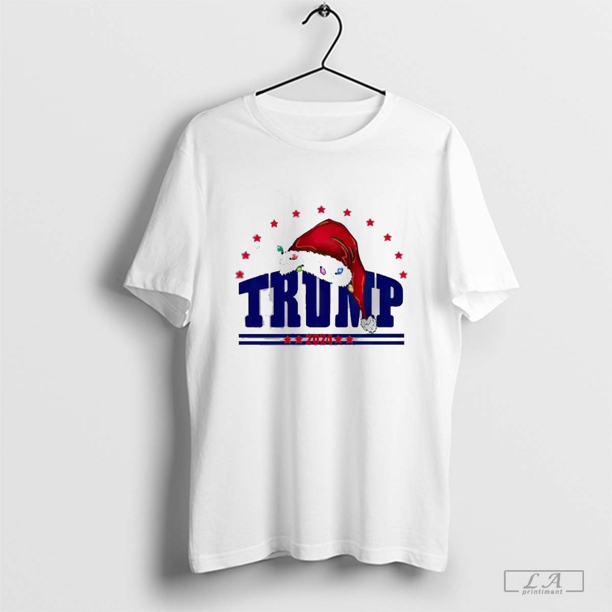 Trump 2024 Trumps Victory Santa Hat Christmas Shirt