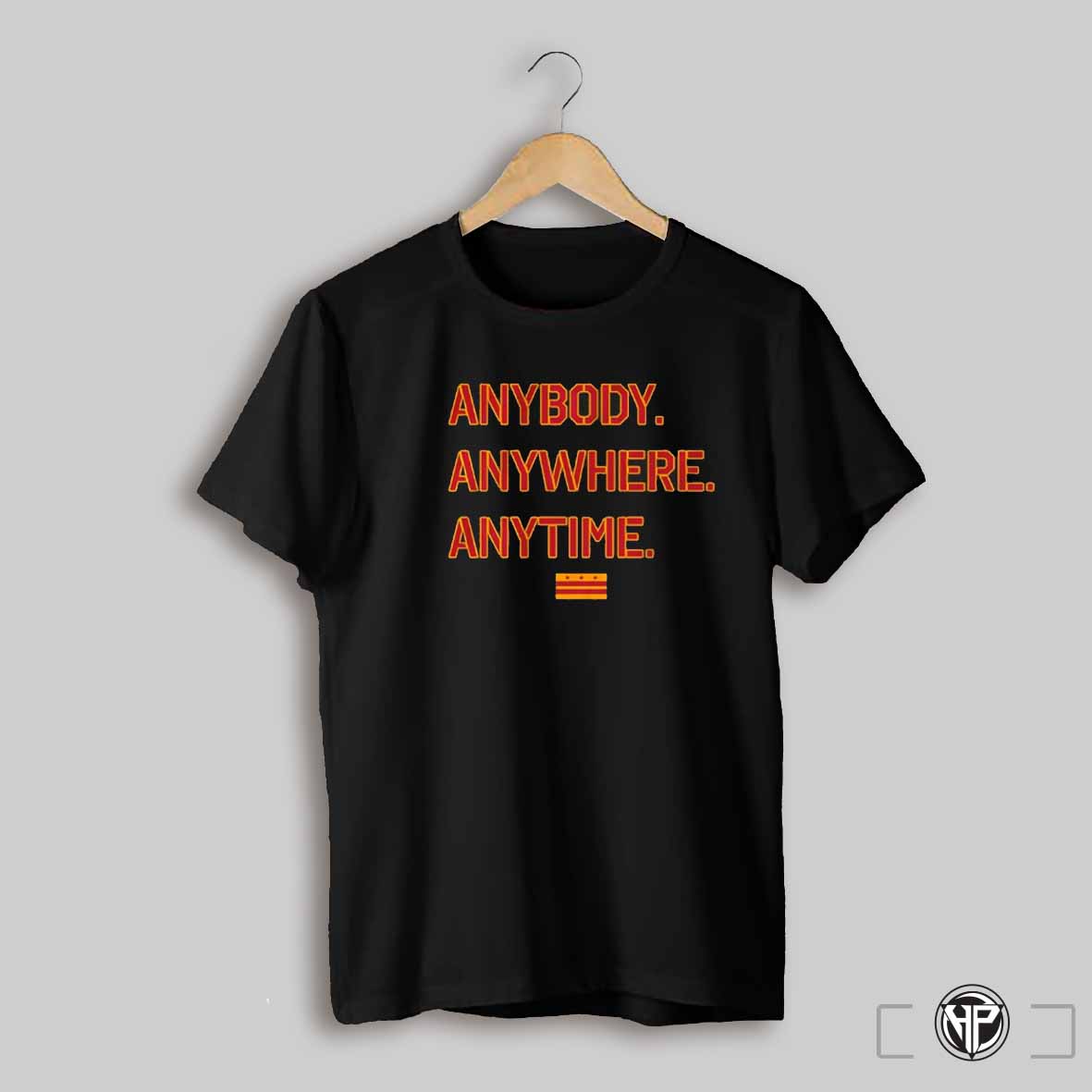 Washington Commanders Football Anybody Anywhere Anytime Shirt