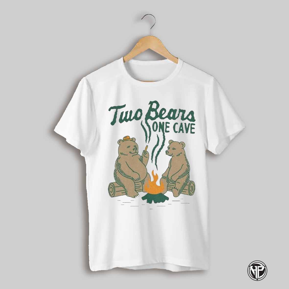 2 Bears 1 Campfire Cigarettes T Shirts