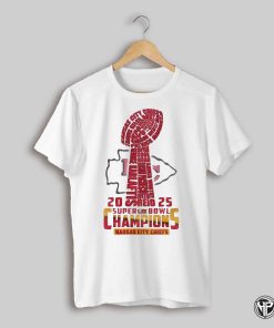 2025 Lix Super Bowl Champions Nfl Kansas City Chiefs T Shirts