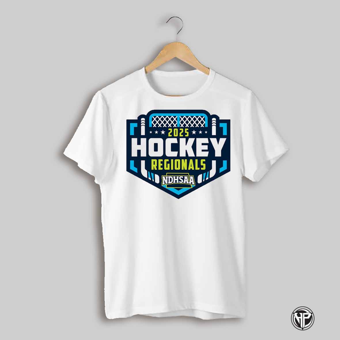 2025 Ndhsaa East Region Boys Hockey Tournament Championship Game Logo Shirt