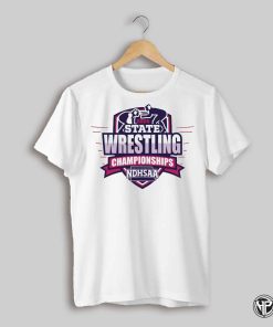 2025 Ndhsaa Girls Wrestling State Championship Logo Shirt
