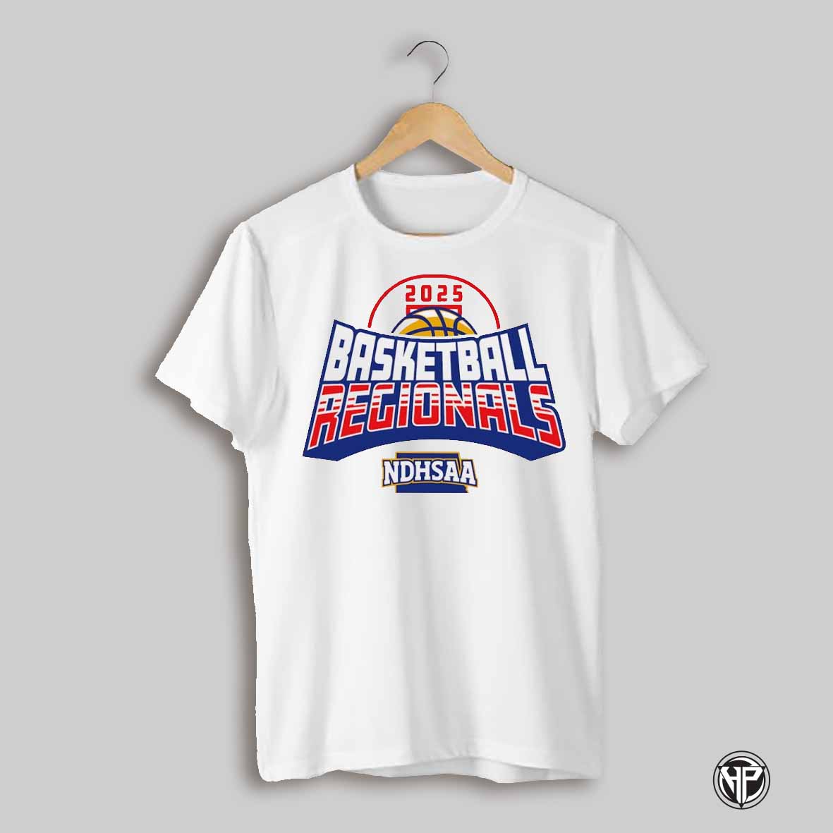 2025 Ndhsaa Region Basketball Tournaments Logo Shirt