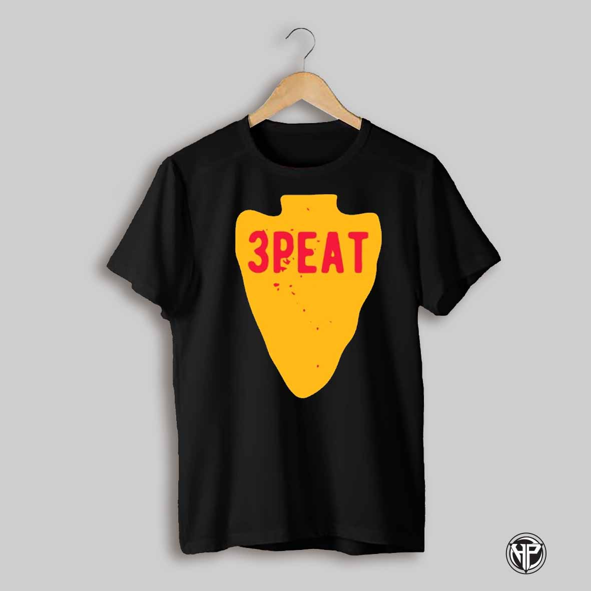 3 Peat Kansas City Chiefs Football Logo Shirt