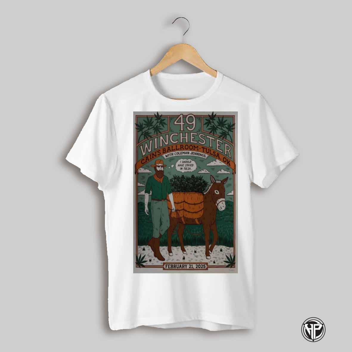 49 Winchester February 21 2025 Cains Ballroom Tulsa Ok Shirt