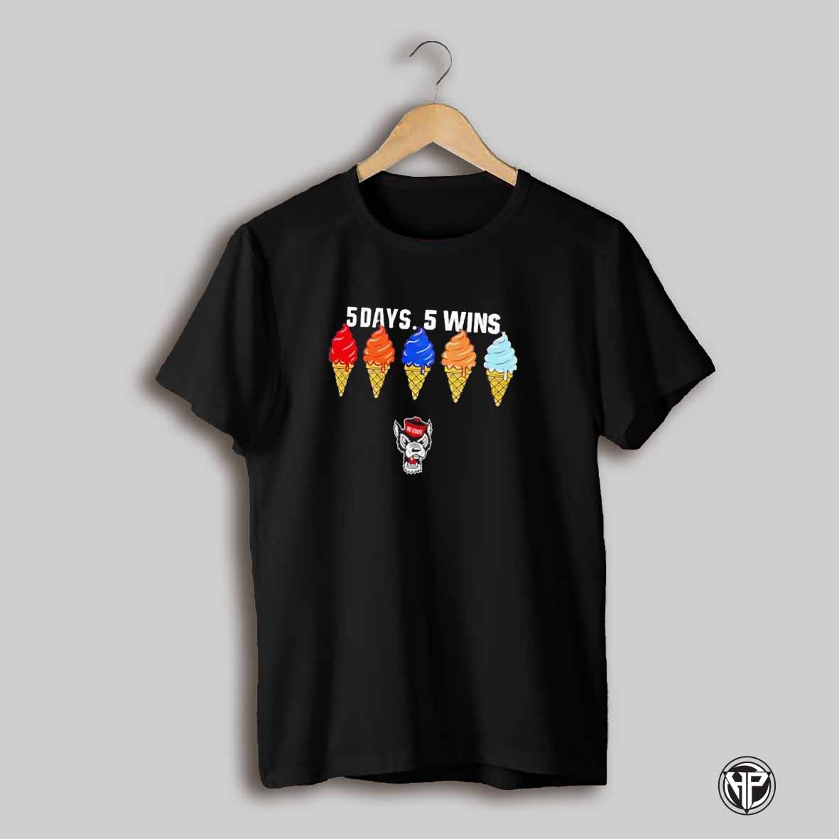 5 Days 5 Wins Kevin Keatts Nc State Wolfpack Shirt