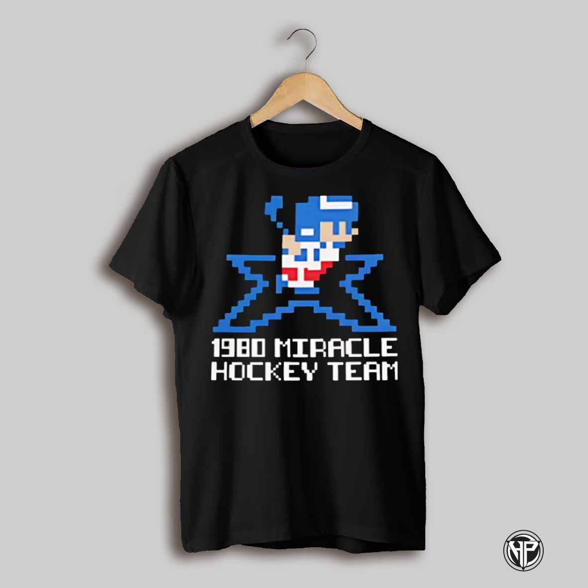 8 Bit 1980 Miracle Hockey Team Video Games Shirt