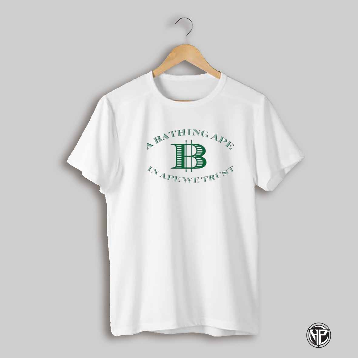 A Bathing Ape In Ape We Trust Money B Logo Shirt