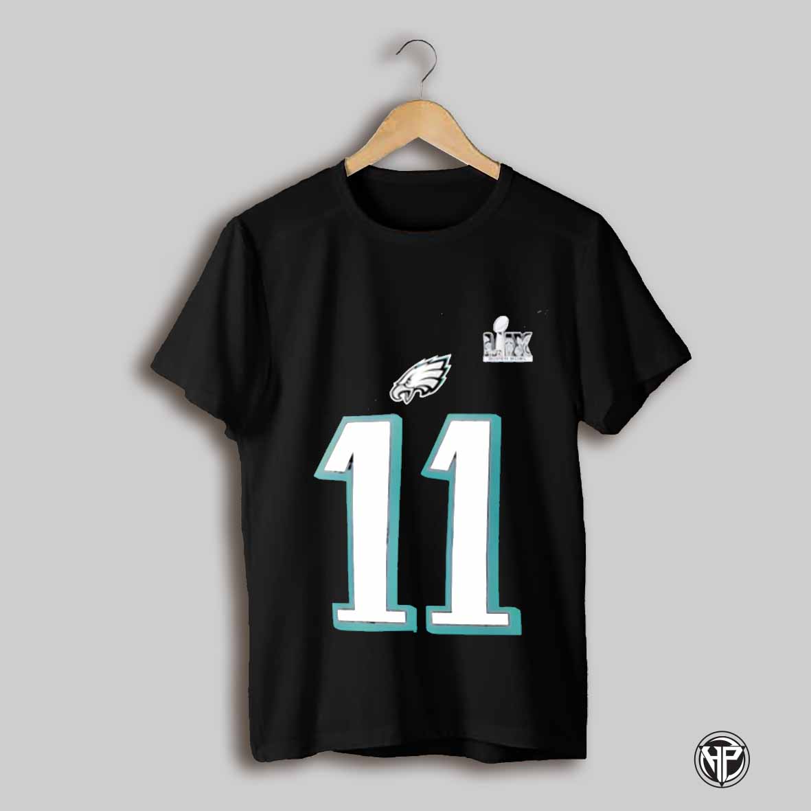 A J Brown Philadelphia Eagles Nike Super Bowl Lix Name Number 11 Shirt