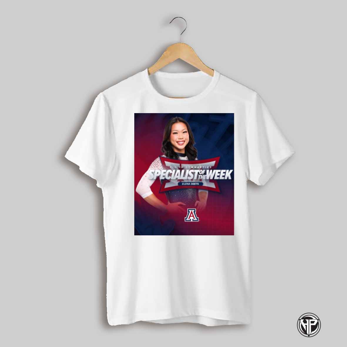 Arizona Gymnastics Elena Deets Secured Second Big 12 Specialist Of The Week Honor This Season Poster T Shirt