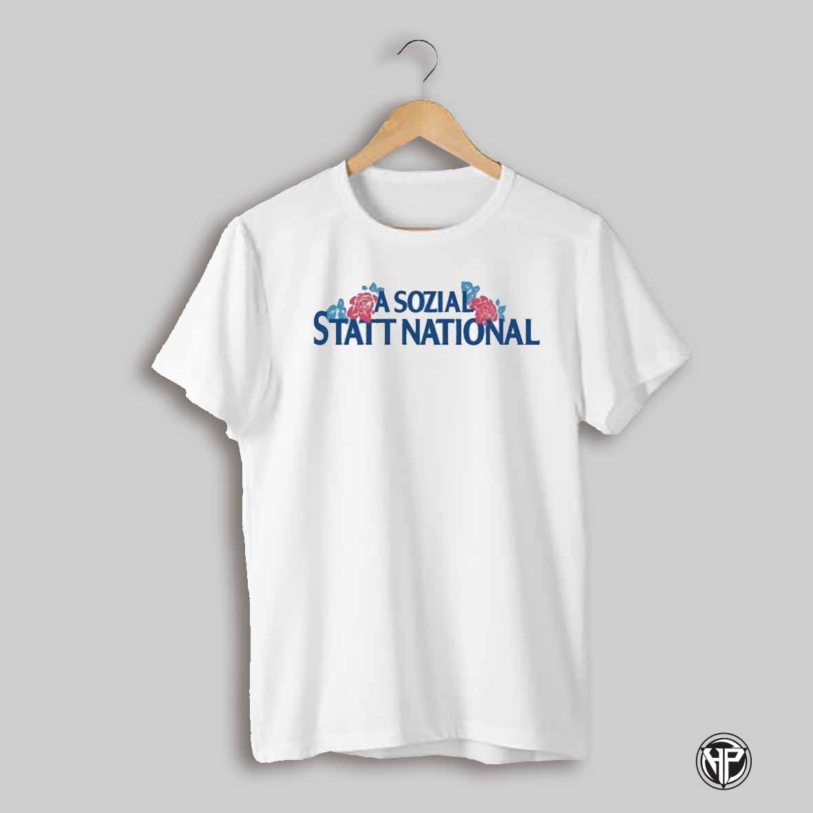 Asozial Blumen Shirt