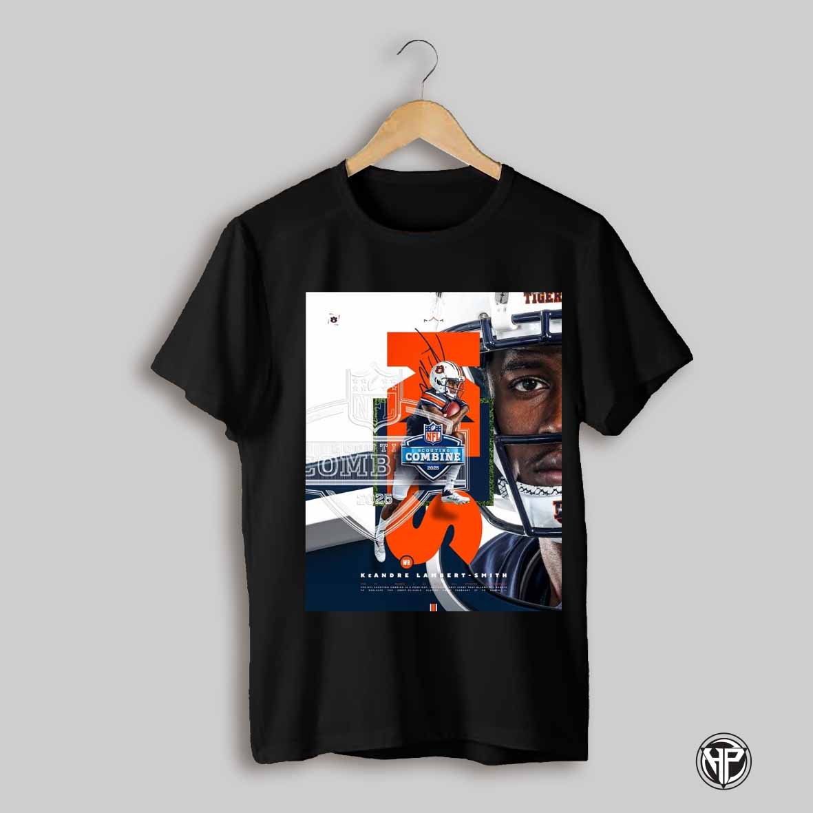 Auburn Tigers Football Nfl Keandre Lambert Smith Scouting Combine Bound 2025 Feb 27 Mar 2 Poster T Shirt