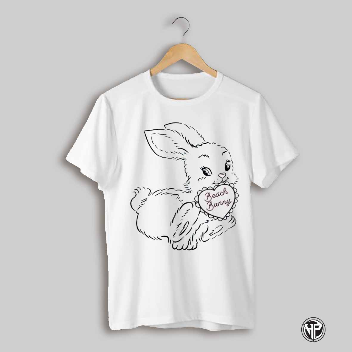 Beach Bunny Music Bunny New Rabbit And Heart T Shirt