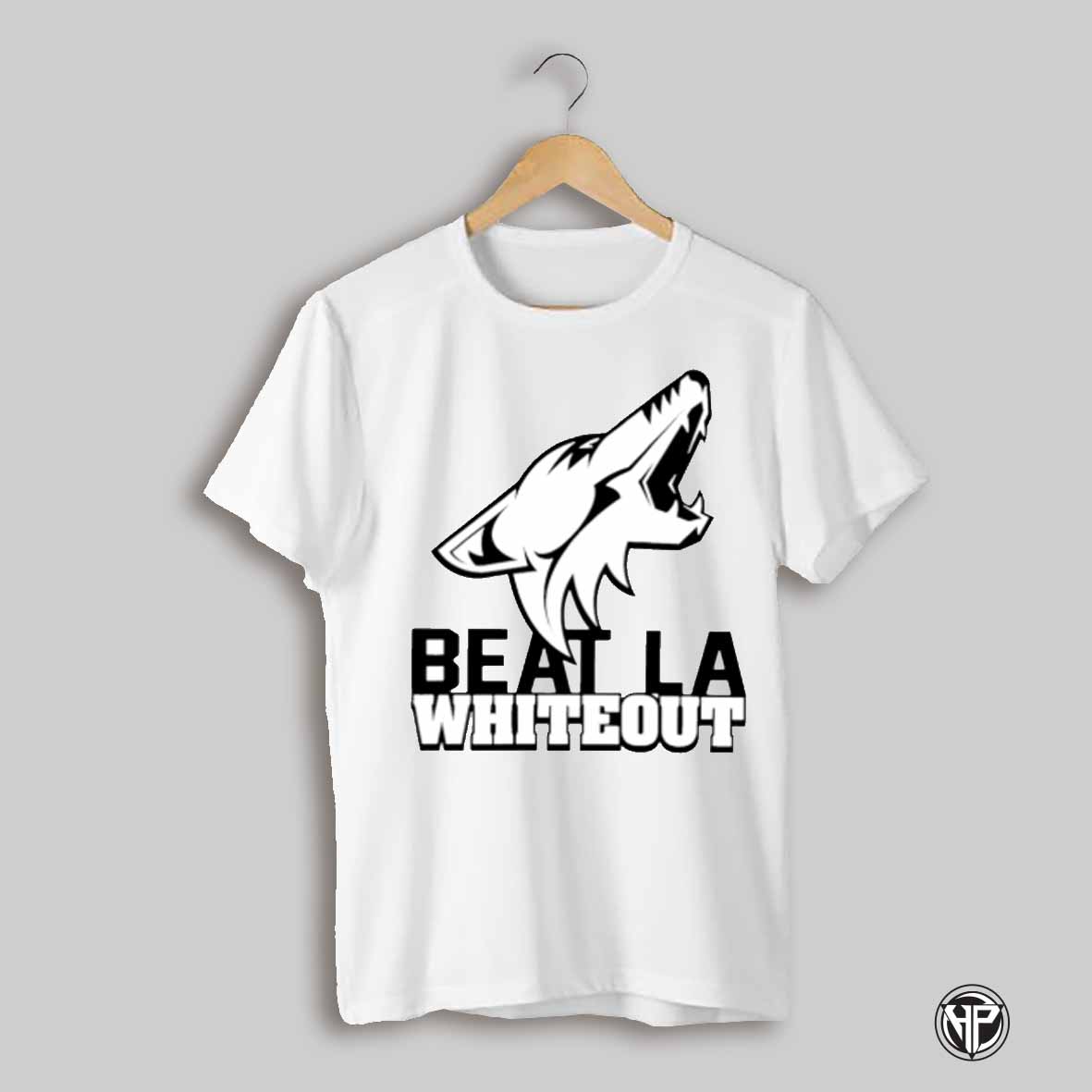 Beat La Whiteout Phoenix Coyotes 2012 Nhl Shirt