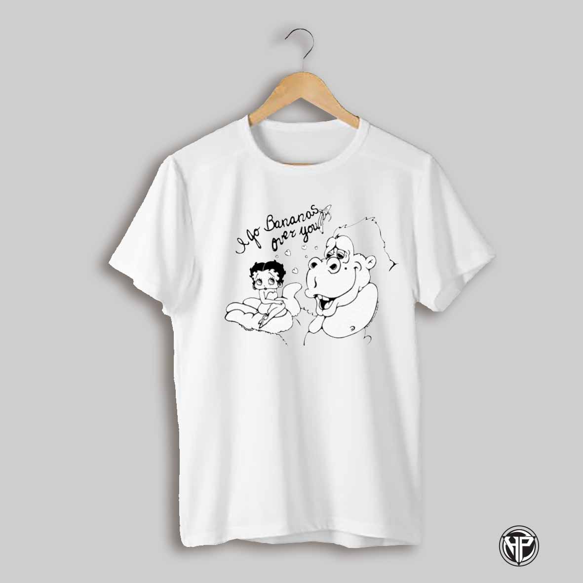 Betty Boop I Go Bananas Over You Monkey T Shirts