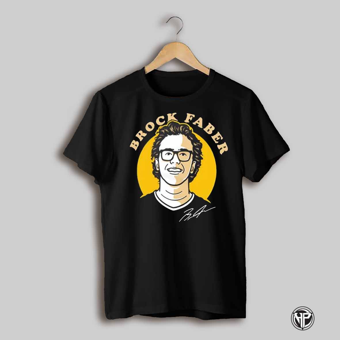 Brock Faber Minnesota Wild Comic Glasses Shirt