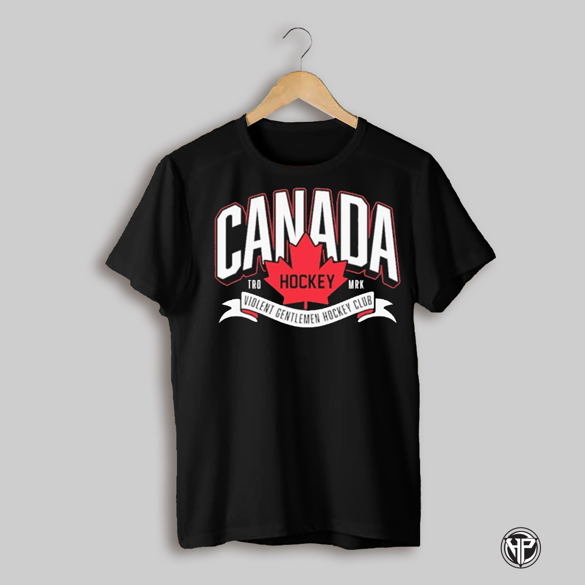 Canada Hockey Glowing Hearts Violent Gentlemen Hockey Club Shirt
