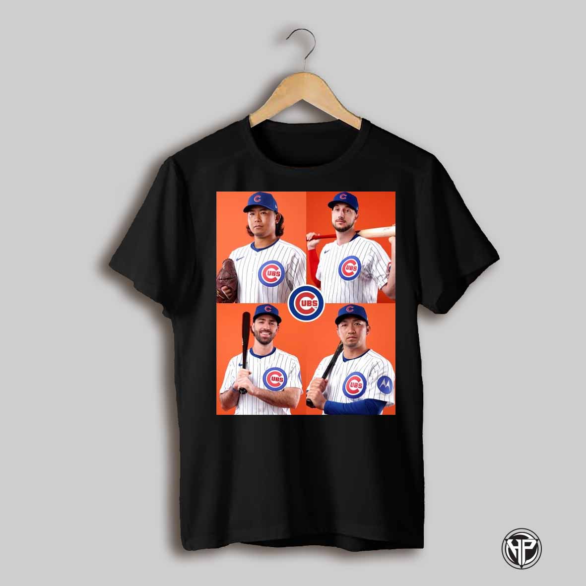 Chicago Cubs Mlb Photo Day Shota Imanaga Kyle Tucker Dansby Swanson And Seiya Suzuki Poster T Shirt