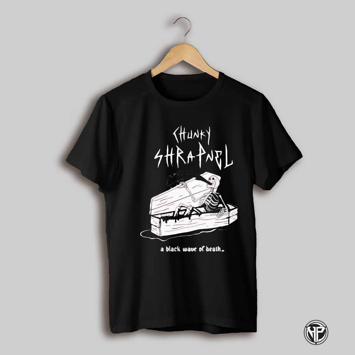 Chunky Shrapnel A Black Wave Of Heath Shirt