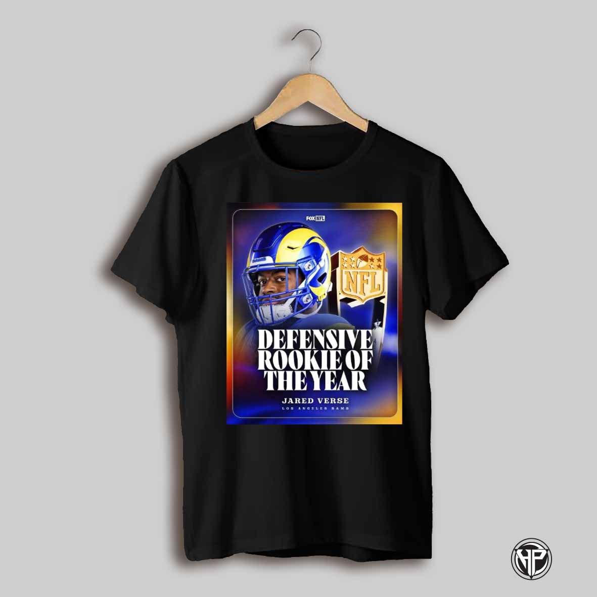 Congrats Jared Verse Los Angeles Rams 2024 Nfl Defensive Rookie Of The Year Poster T Shirt