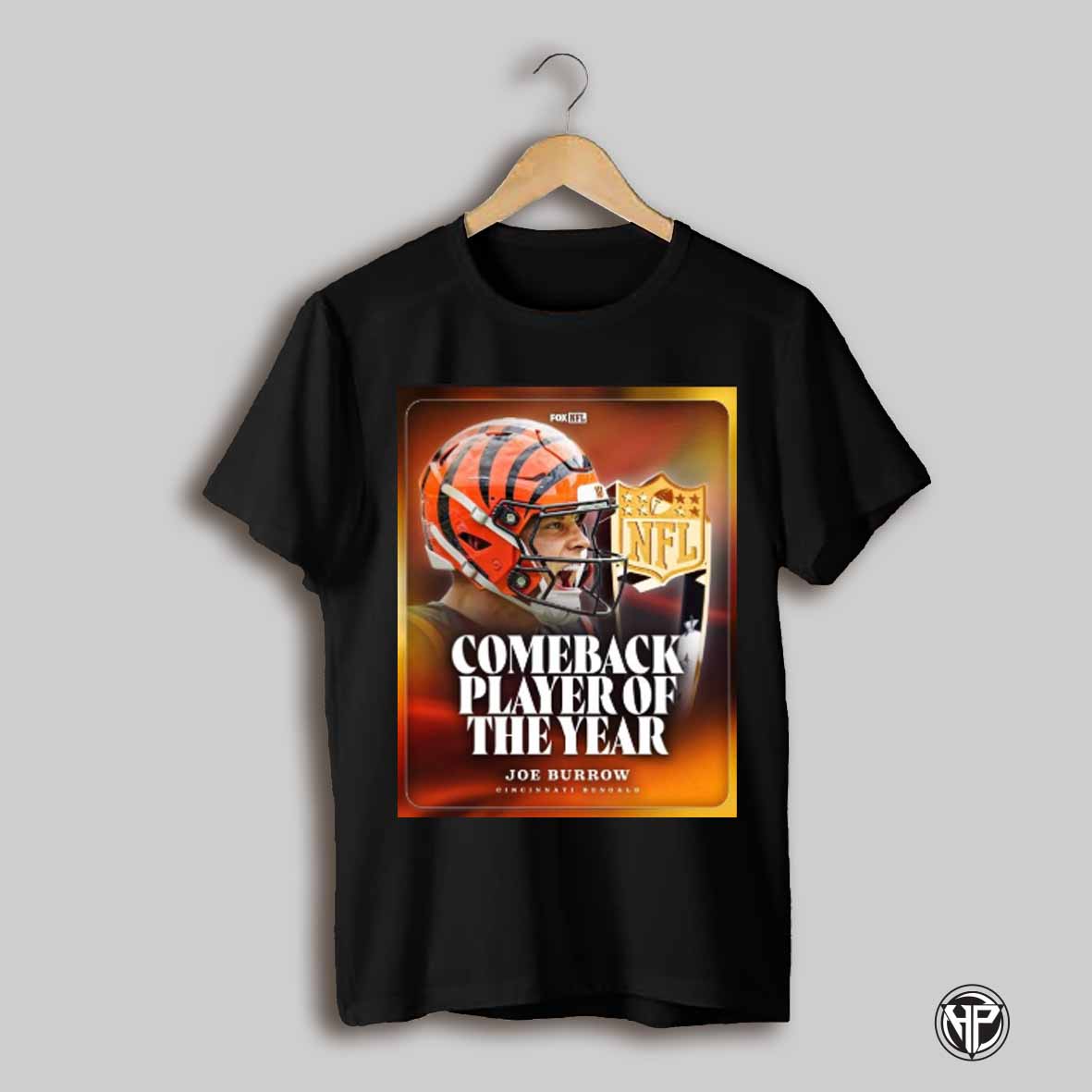 Congrats Joe Burrow Cincinnati Bengals 2024 Nfl Comeback Player Of The Year Fox Sports Poster T Shirt