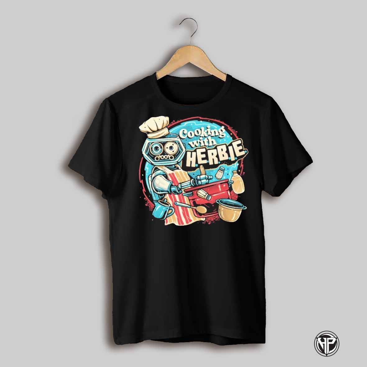 Cooking With Herbie Robot Shirt