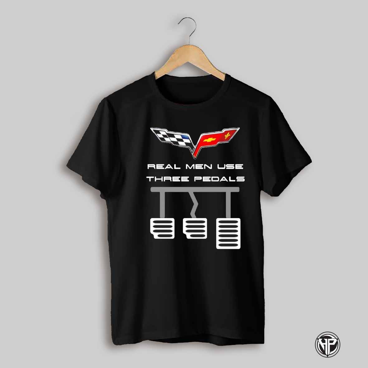 Corvette C6 Real Men Use Three Pedals Shirt