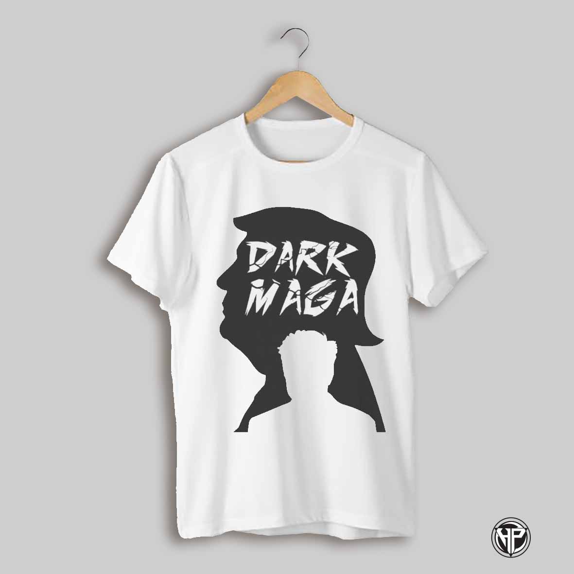 Dark Maga Trump Musk Silhouette T Shirts