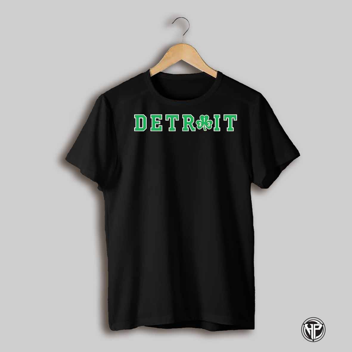 Detroit 313 Shamrock St Patricks Day Shirt