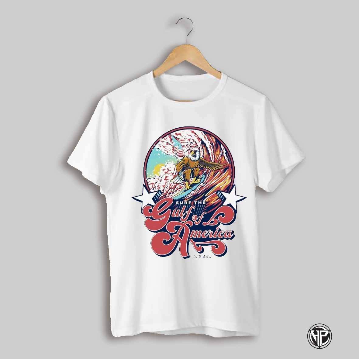 Eagle Surf The Gulf Of America Pocket Shirt