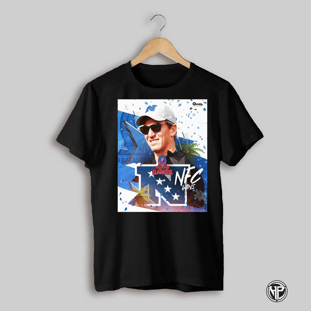 Eli Manning New York Giants Football Nfc Wins Take The 2025 Pro Bowl Games Poster T Shirt
