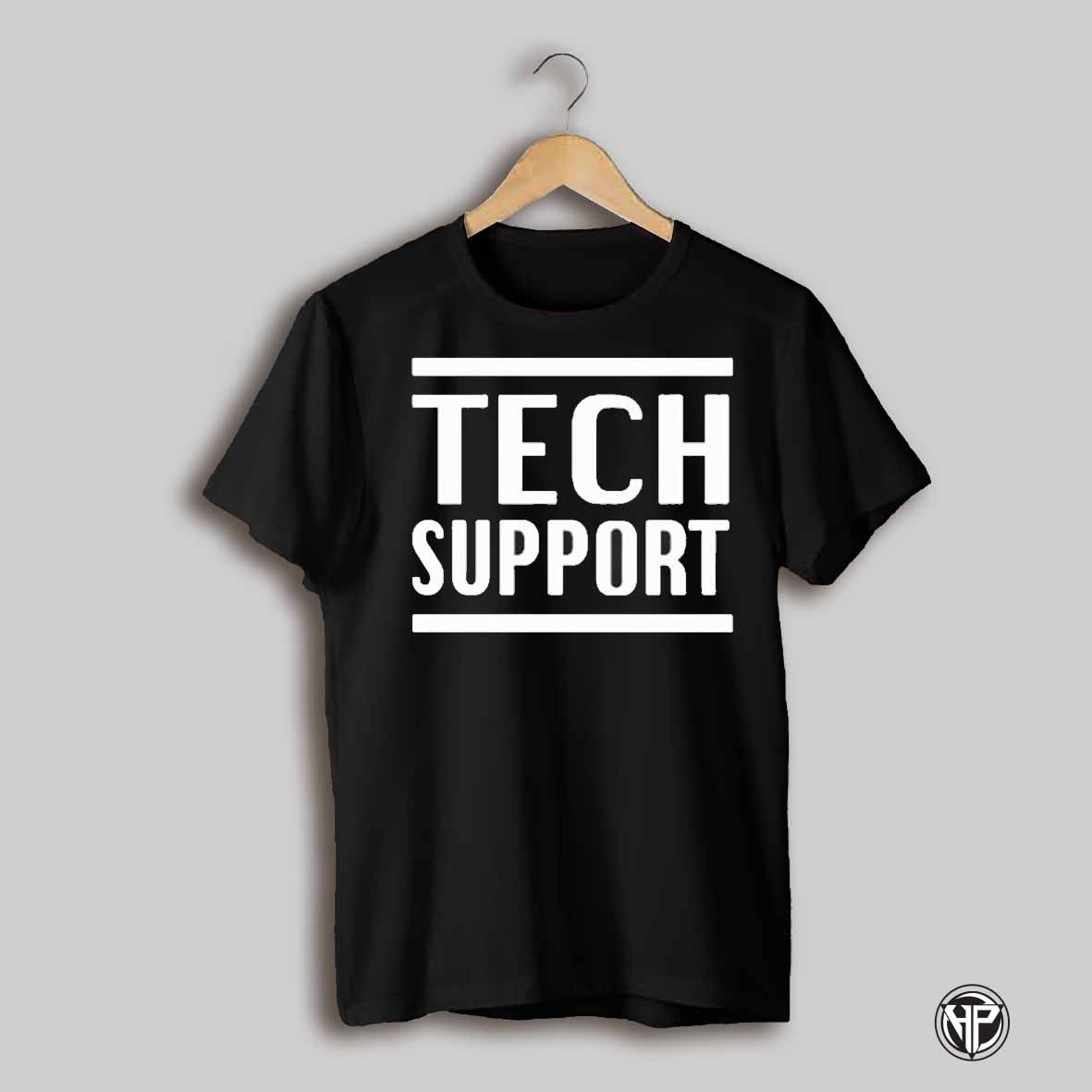 Elon Musk Wearing Tech Support Shirt