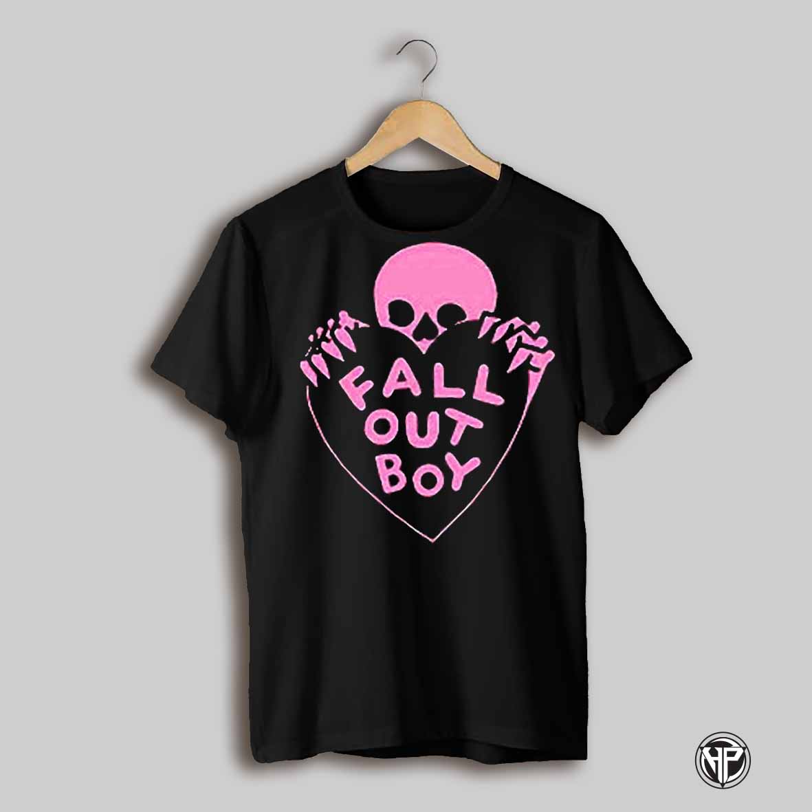 Fall Out Boy Skeleton Heart T Shirt