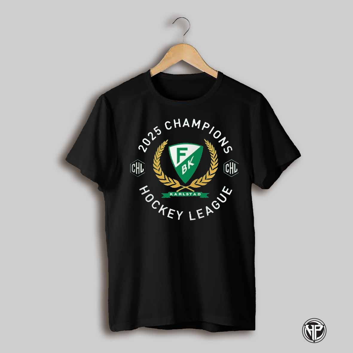 Farjestad Bk 2025 Chl Hockey League Champions Shirt