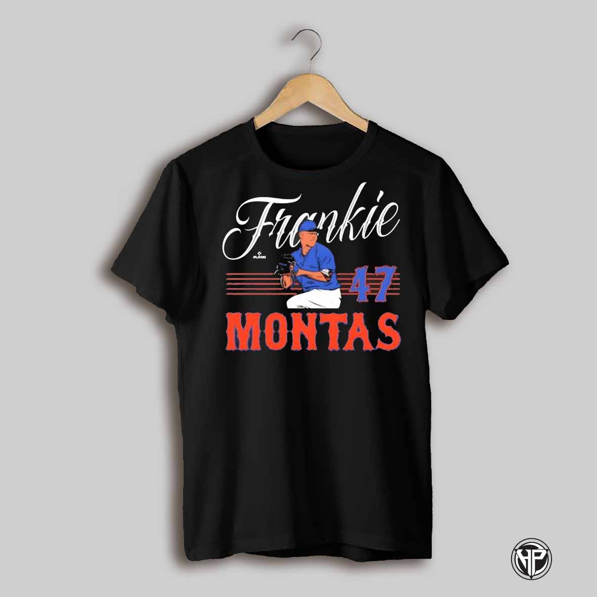 Frankie Montas Inked Script New York Mets Shirt