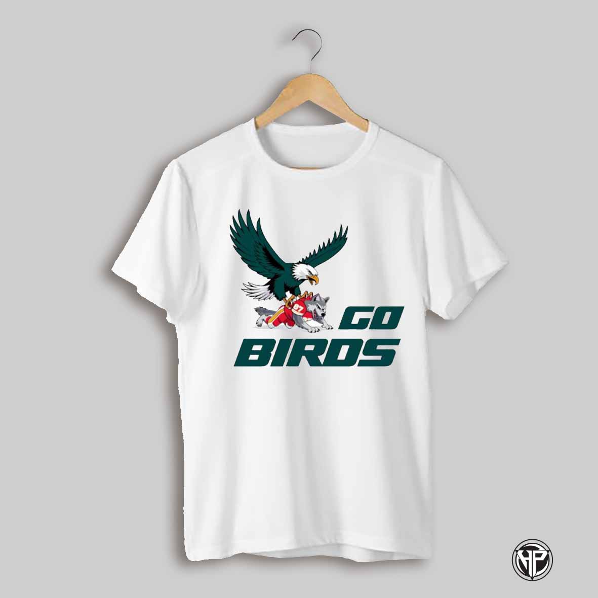 Go Birds Philadealphia Eagles Beat Kansas City Chiefs Super Bowl Lix Shirt
