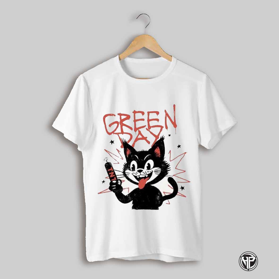 Green Day 2025 Cat Tnt Tour Shirt