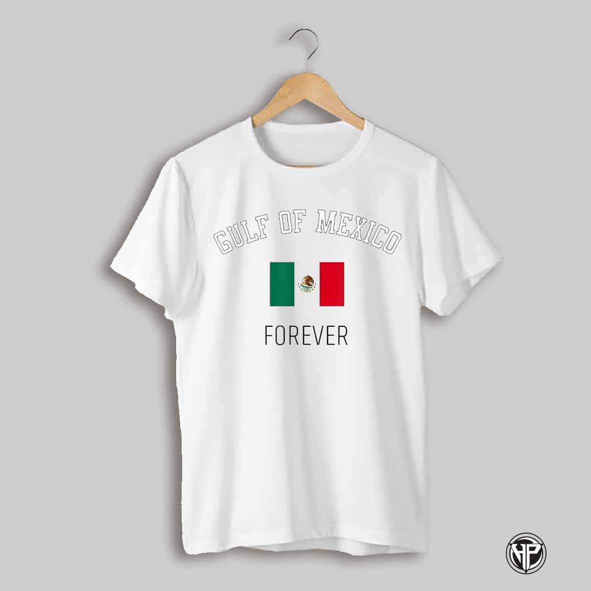 Gulf Of Mexico Forever Mexican Flag T Shirts