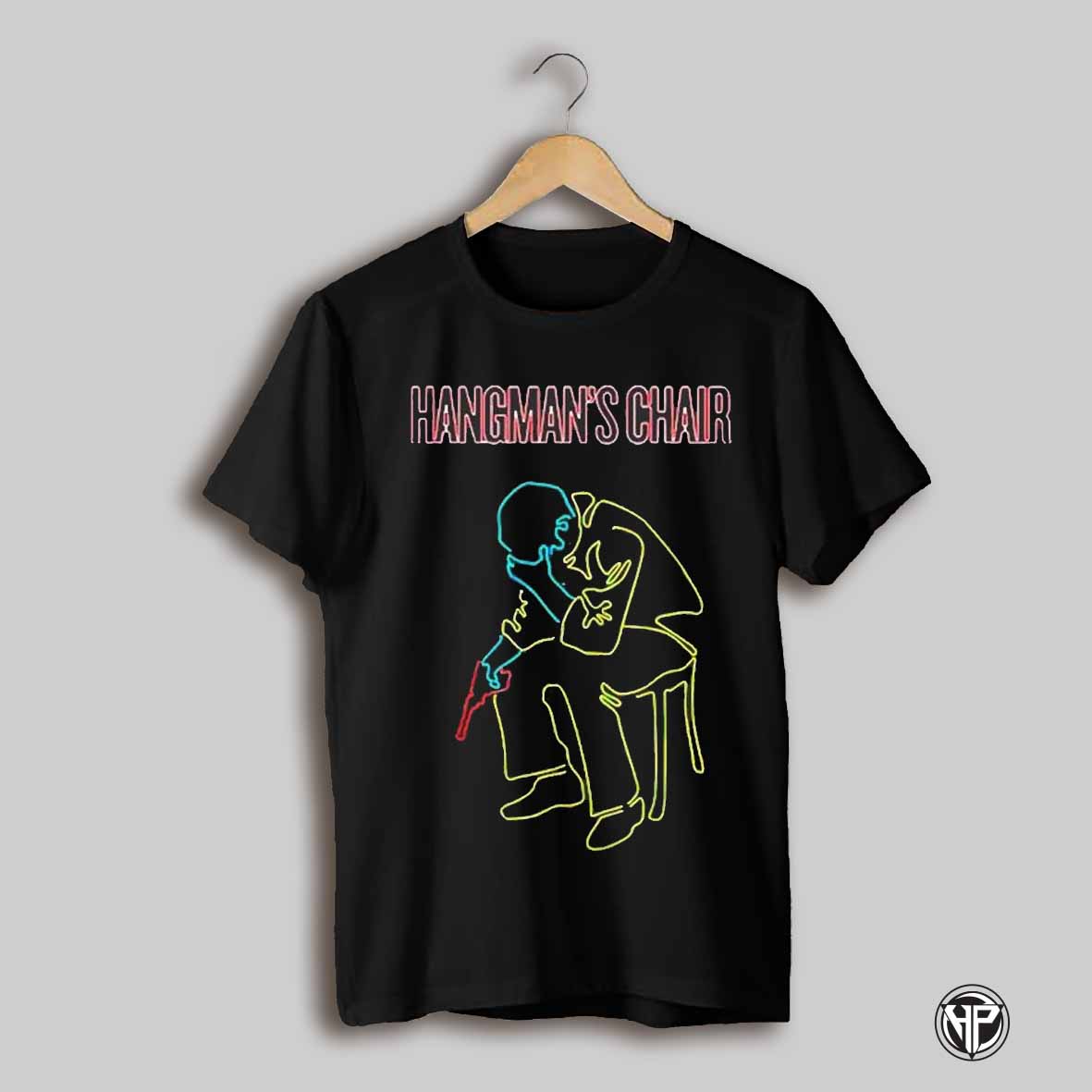 Hangmans Chair Neon Suicide T Shirt