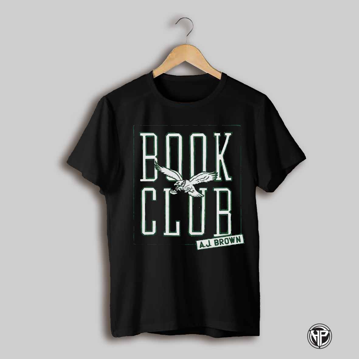 J Brown Philadelphia Eagles Nfl Football Super Bowl Lix Book Club T Shirt