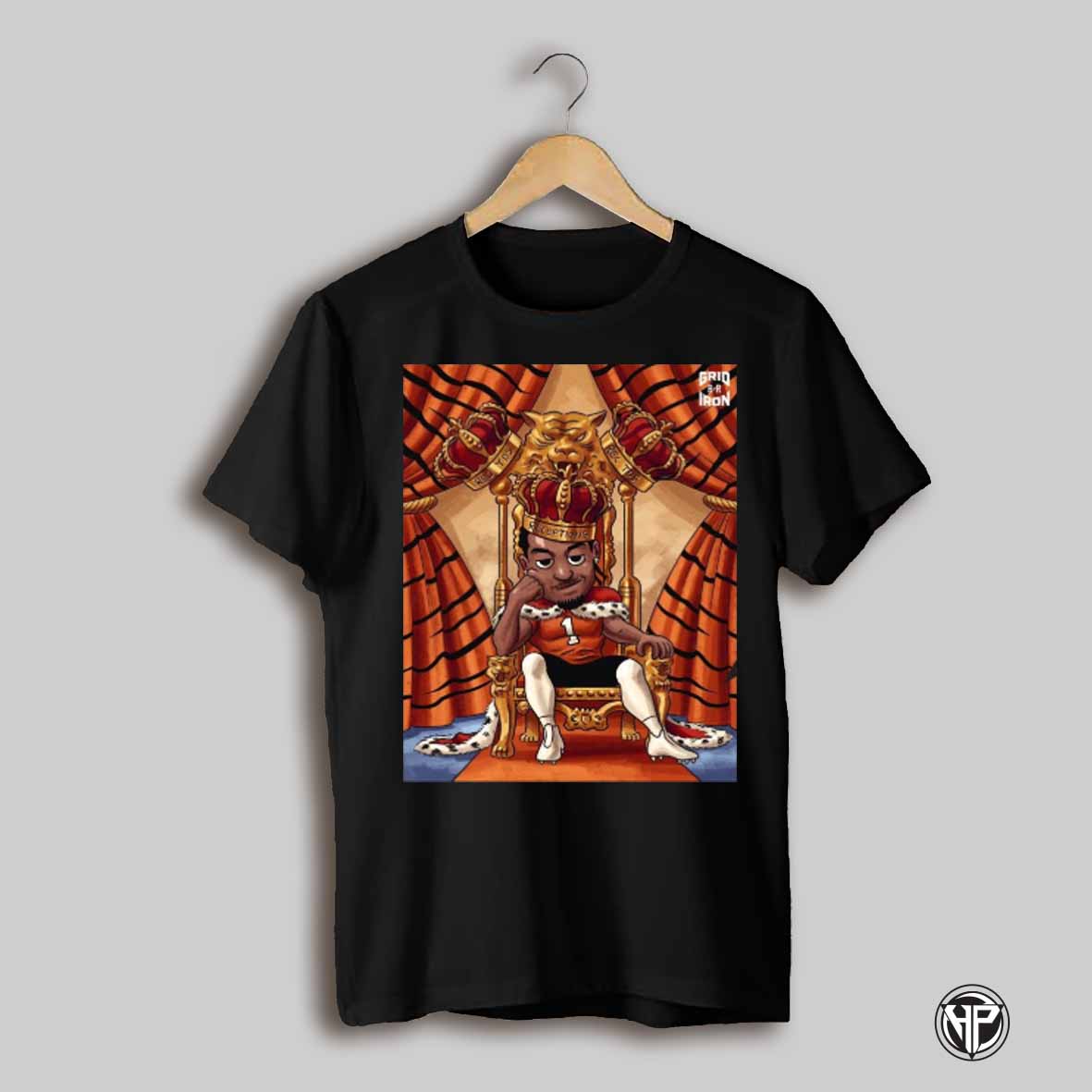 Jamarr Chase Cincinnati Bengals Triple Crown Winner With 127 Receptions 1708 Yards 17 Rec Tds Poster T Shirt