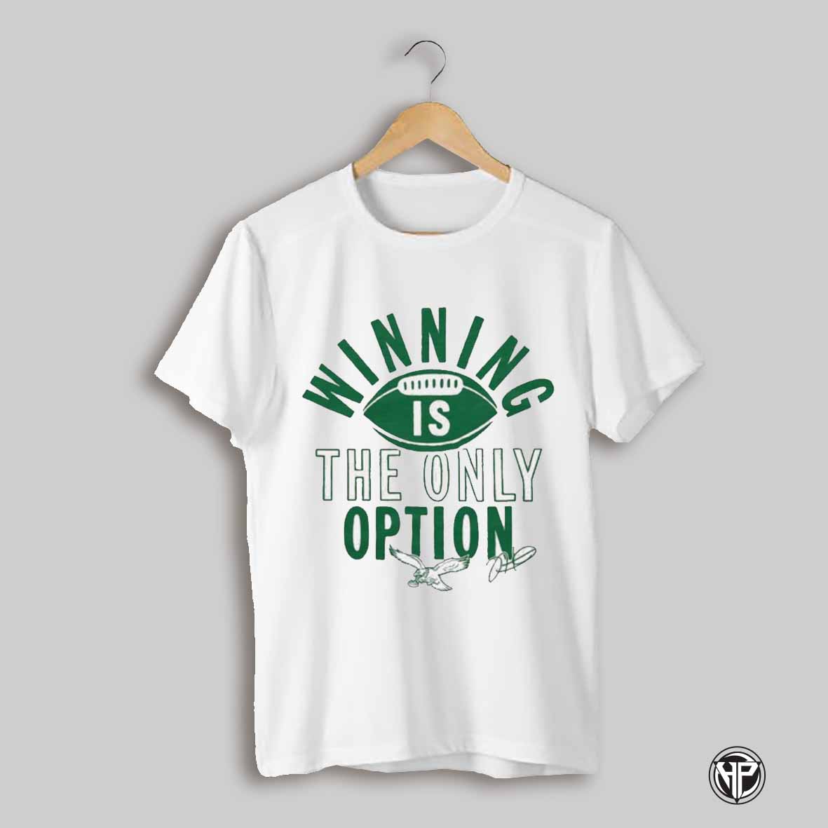 Jalen Hurts Philadelphia Eagles Nfl Super Bowl Lix Winning Is The Only Option Tri Blend Feb 9 2025 T Shirt