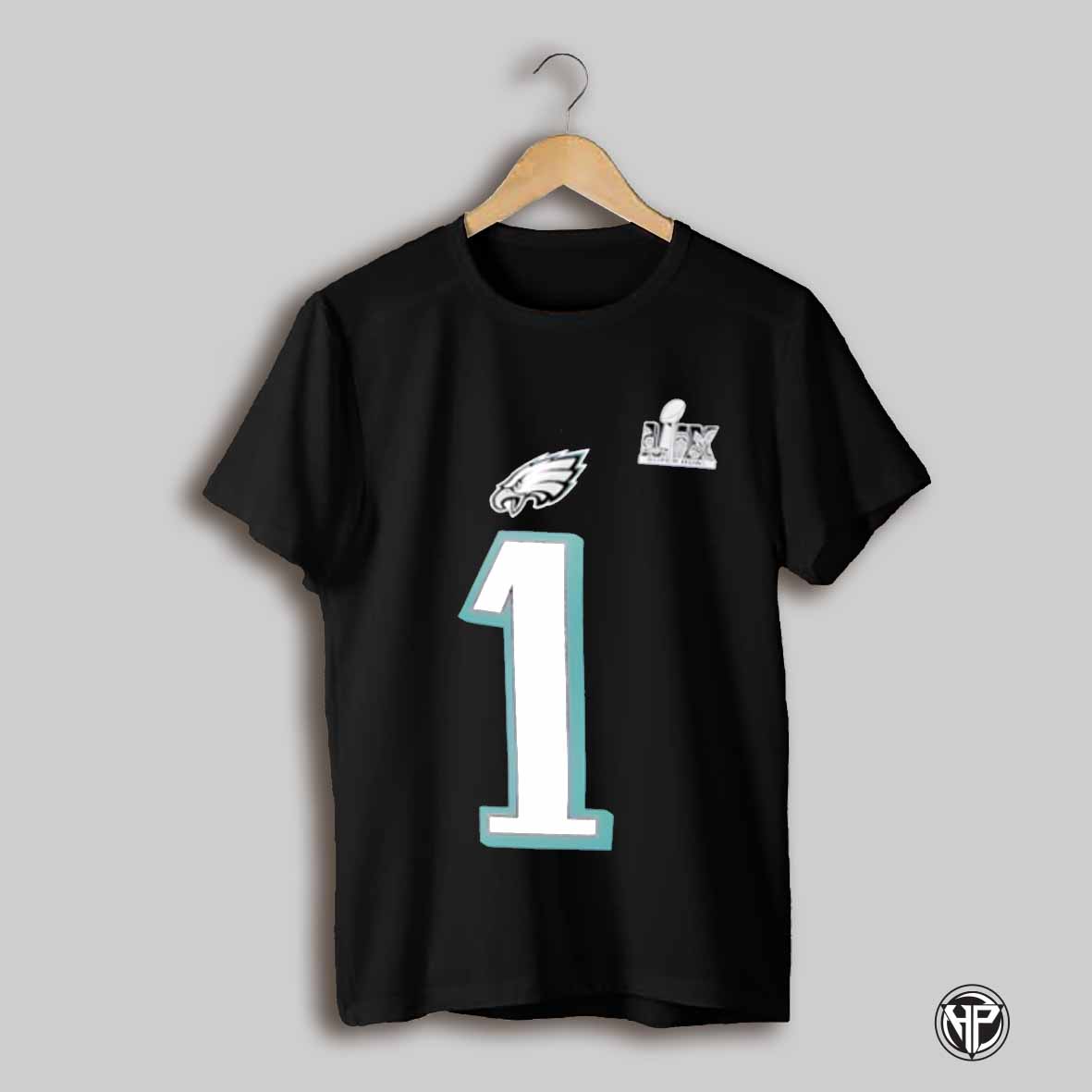 Jalen Hurts Philadelphia Eagles Nike Super Bowl Lix Name Number One Shirt