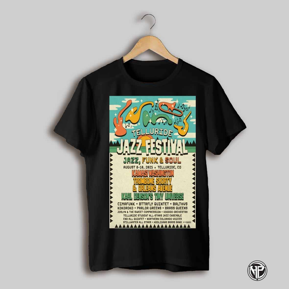Jazz Festival On Aug 8 10 2025 In Telluride Co Poster Shirt