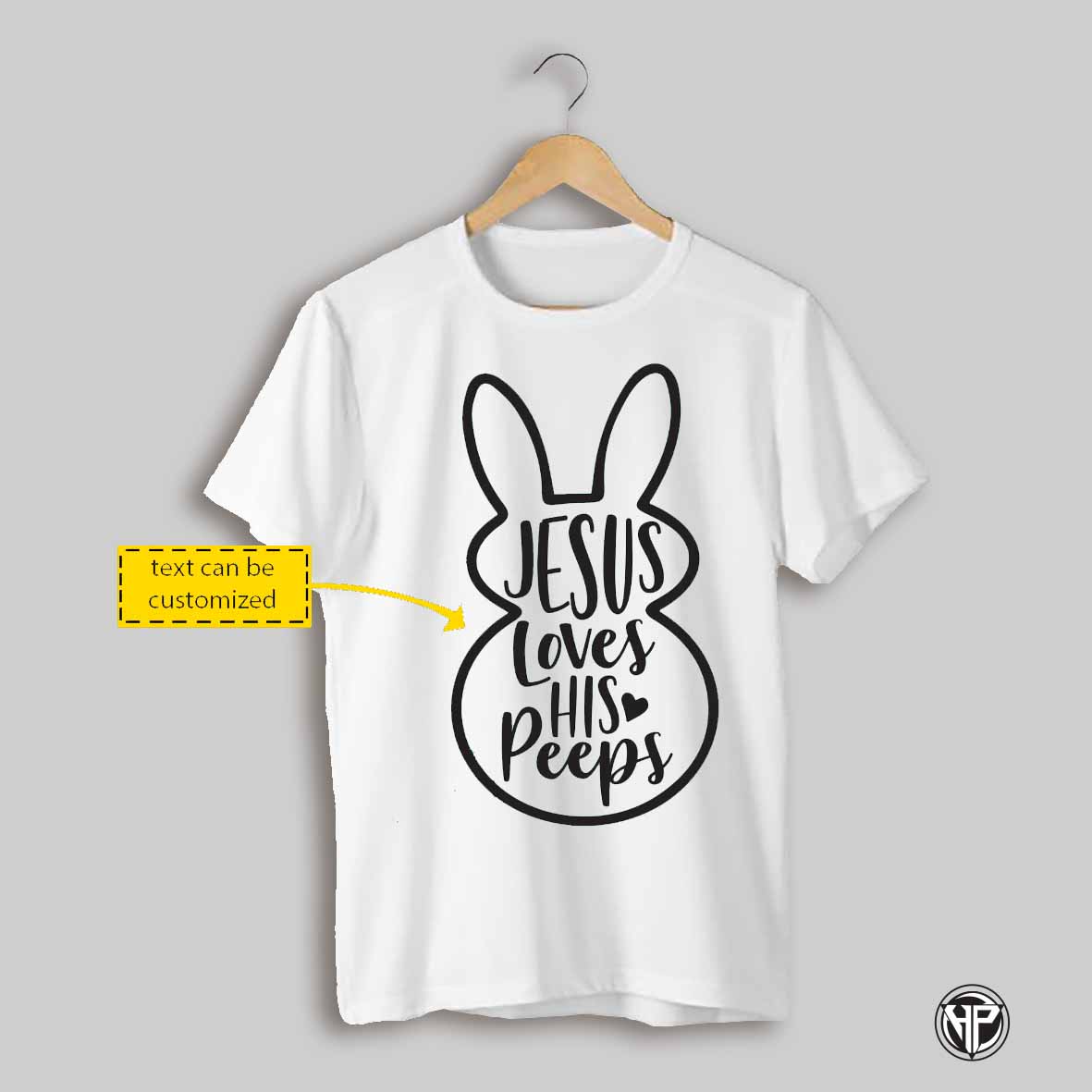 Jesus Loves His Peeps Trendy T Shirt