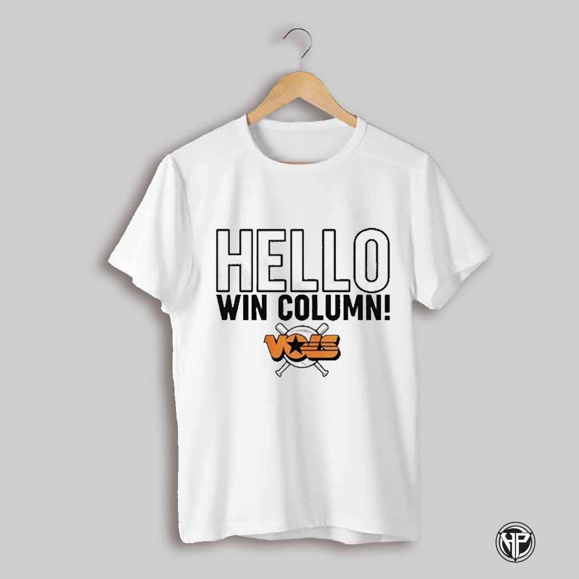 John Wilkerson Hello Win Column Vols T Shirt