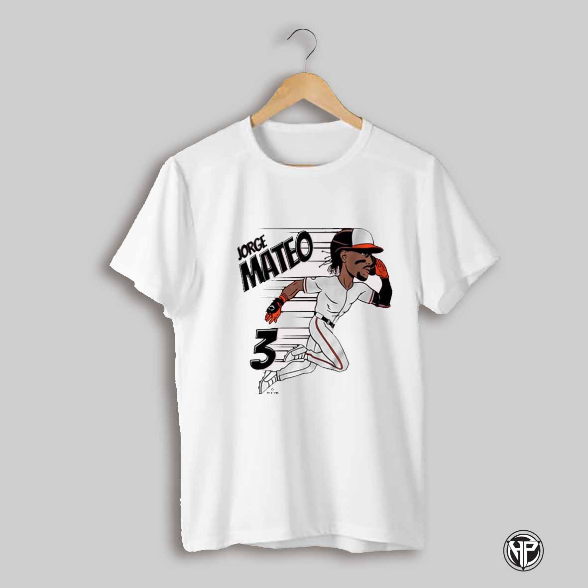 Jorge Mateo Speed 3 Baltimore Orioles Mlb Baseball Cartoon T Shirt
