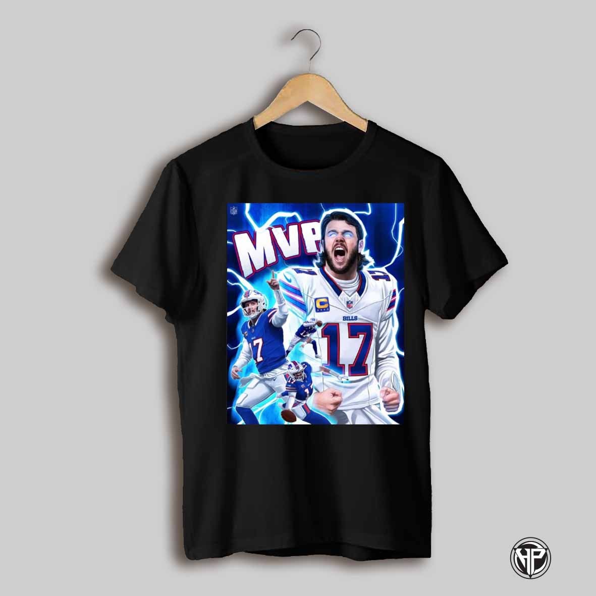 Josh Allen Buffalo Bills Football 2024 The King Of Bills Mafia Is Mvp Most Valuable Player Poster T Shirt